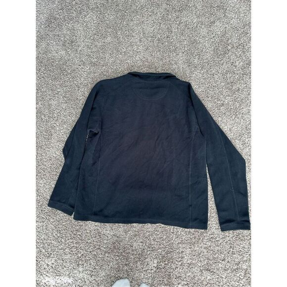 L.L. Bean Men’s Fleece Quarter Zip Up Pullover Jacket Performance Black Size XL - Picture 6 of 6